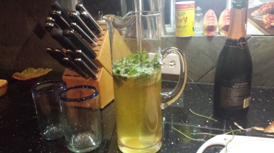 Champagne Mojito
